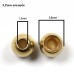 Brass Counter Sunk Beads Brass Counter Sunk Beads
