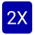 2X 