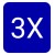 3X 