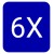6X 