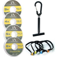 Monocarbon Tippet Spools Dispenser Combo Monocarbon Tippet Spools Dispenser Combo