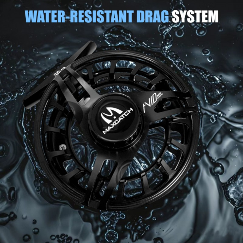Maxcatch Avid Pro Lightweight Fly Fishing Reel – Large Arbor, 3/5 5/7 7/9 9/11wt