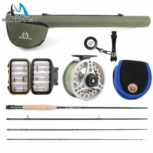 Maxcatch Fly Fishing Rod And Reel Combo #3/4/5/6/7/8 WT Fly Rod +