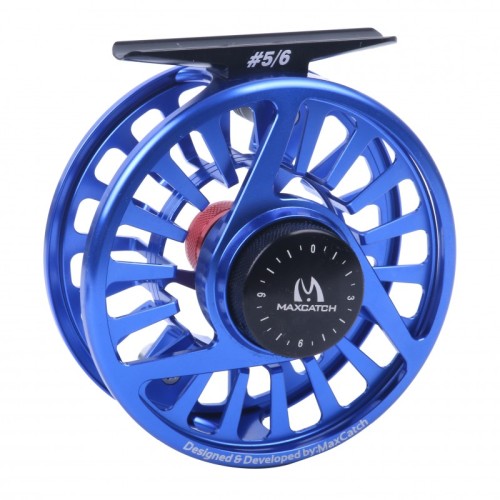Avid Fly Reel- CNC-machined 6061-T6 aluminum alloy for high-impact